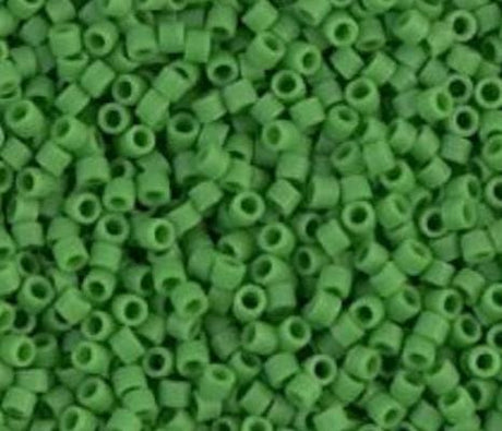 DB0754 11/0 Matte Opaque Green Miyuki Delica