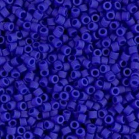 DB0756 11/0 Matte Opaque Cobalt Miyuki Delica