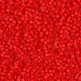 Matte Opaque Vermillion Red Miyuki Delica 11/0 DB0757