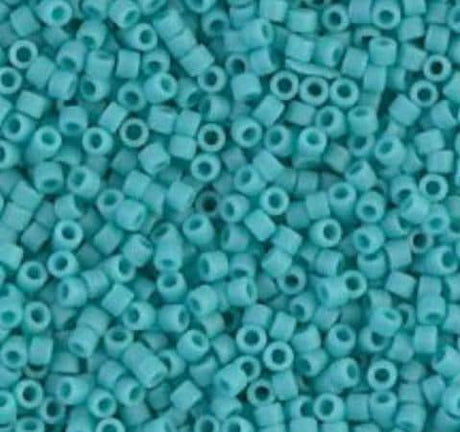 DB0759 11/0 Matte Opaque Turquoise Green Miyuki Delica