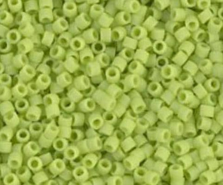 DB0763 11/0 Matte Opaque Chartreuse Miyuki Delica