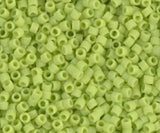 DB0763 11/0 Matte Opaque Chartreuse Miyuki Delica