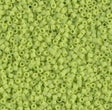 DB0763 11/0 Matte Opaque Chartreuse Miyuki Delica