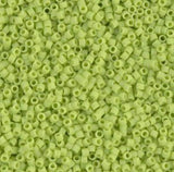 DB0763 11/0 Matte Opaque Chartreuse Miyuki Delica
