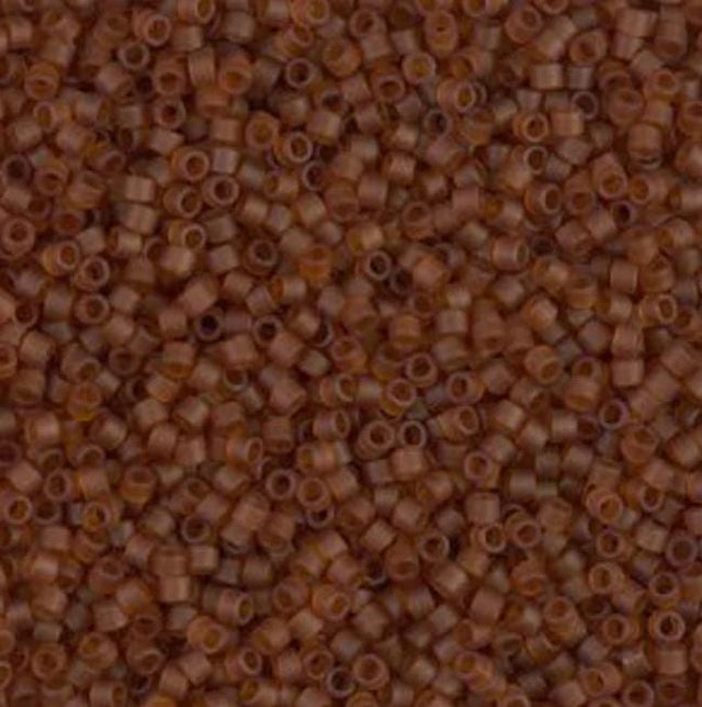 Matte Opaque Dark Topaz Miyuki Delica 11/0 DB0764