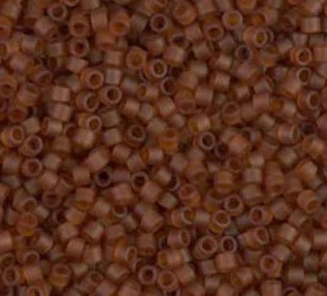 DB0764 11/0 Matte Opaque Dark Topaz Miyuki Delica