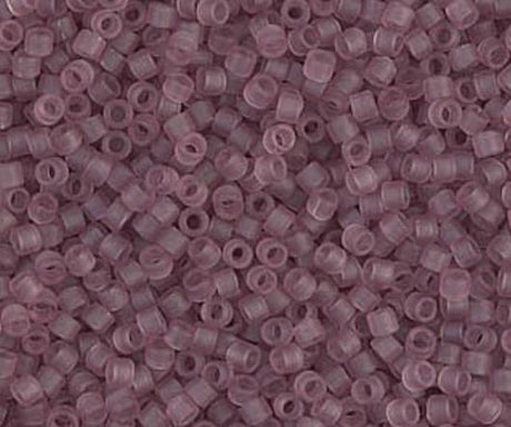 DB0765 11/0 Matte Transparent Smoky Amethyst Miyuki Delica