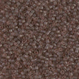 Dyed Semi-Frosted Transparent Cinnamon Miyuki Delica 11/0 DB0772