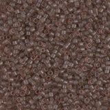 Dyed Semi-Frosted Transparent Cinnamon Miyuki Delica 11/0 DB0772