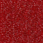 Dyed Semi-Frosted Transparent Red Miyuki Delica 11/0 DB0774