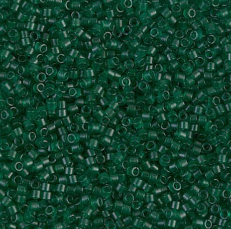 Dyed Semi-Frosted Transparent Emerald Miyuki Delica 11/0 DB0776