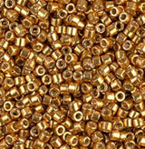 DB1833 11/0 Duracoat Galvanized Yellow Gold Miyuki Delica