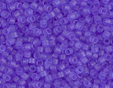 DB0783 11/0 Dyed Semi-Frosted Transparent Purple Miyuki Delica