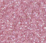 DB1673 11/0 Pearl Lined Transparent Pink AB Miyuki Delica