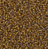 Silver Lined Glazed Dark Saffron Miyuki Delica 11/0 DB1681