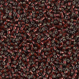 Silver Lined Glazed Dark Cranberry Miyuki Delica 11/0 DB1685