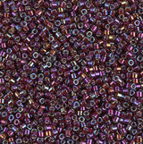 Silver Lined Glazed Dark Cranberry AB Miyuki Delica 11/0 DB1694
