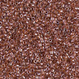 Sparking Ginger Lined Crystal Miyuki Delica 11/0 DB0915