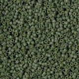 Matte Opaque Glazed Avocado Miyuki Delica 11/0 DB2291