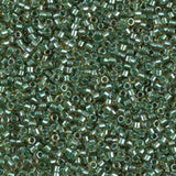 Sparking Turquoise Green Lined Topaz Miyuki Delica 11/0 DB0917