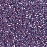 Sparking Orchid Lined Aqua Miyuki Delica 11/0 DB0922