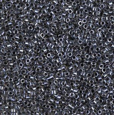 Sparking Charcoal Lined Crystal Miyuki Delica 11/0 DB0925