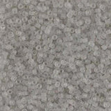 DB1271 11/0 Matte Transparent Gray Mist Miyuki Delica
