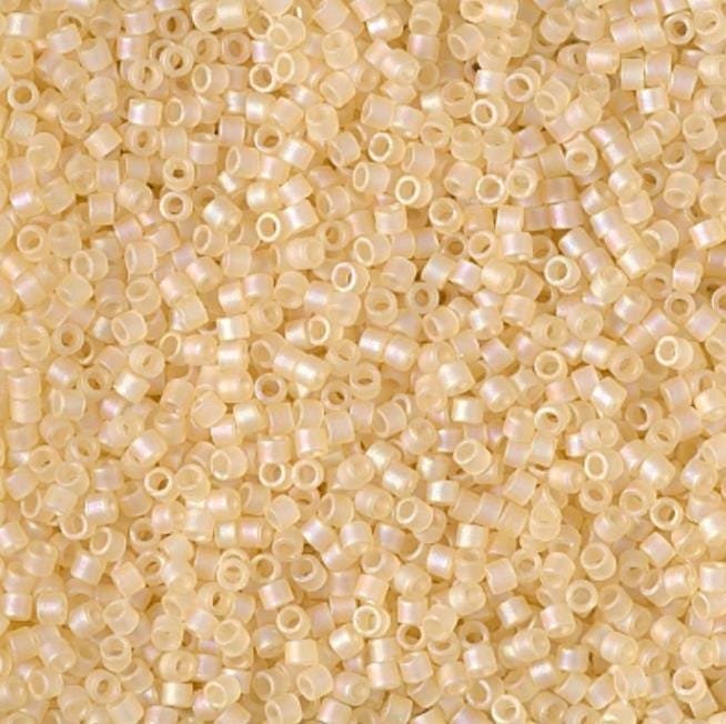 Transparent Matte Light Straw Luster Miyuki Delica 11/0 DB1287 