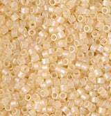 DB1287 11/0 Transparent Matte Light Straw Luster Miyuki Delica