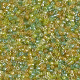 Sparkling Lined Lemon Line Mix Miyuki Delica 11/0 DB0983