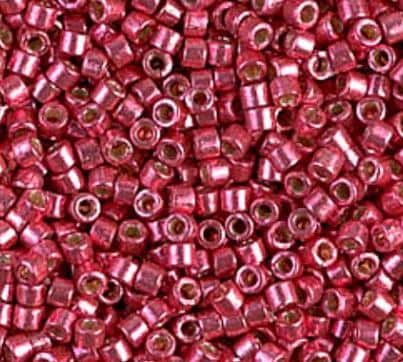 DB1841 11/0 Duracoat Galvanized Cranberry Miyuki Delica