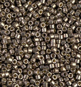 Delica, 11/0 Duracoat Galvanized Pewter, DB1852 Miyuki Delica-5 grams