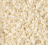 Delica, 11/0 Ivory Ceylon, DB1900 Miyuki Delica-5 grams