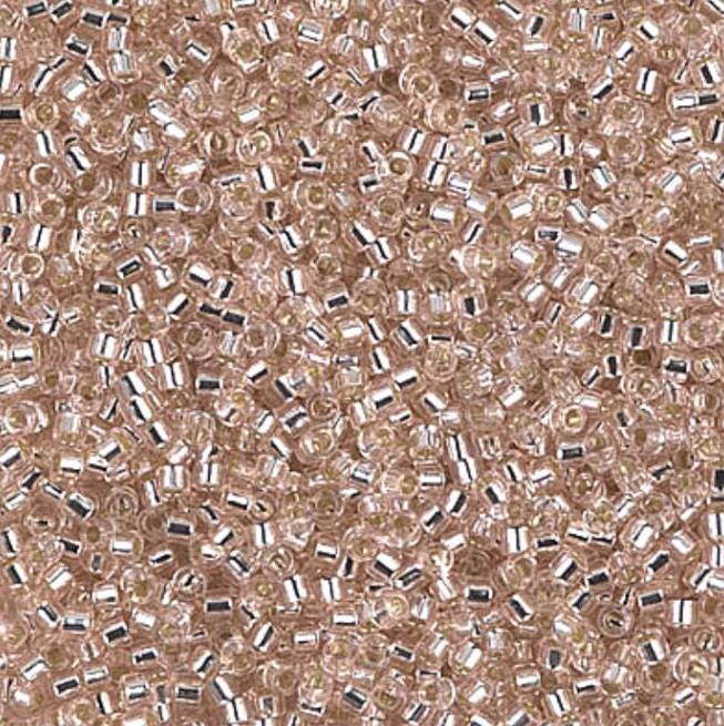Silver Lined Pink Mist Miyuki Delica 11/0 DB1203