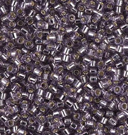 DB1205 11/0 Silver Lined Light Amethyst Miyuki Delica