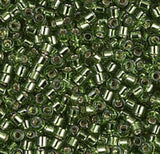 DB1207 11/0 Silver Lined Olive Miyuki Delica