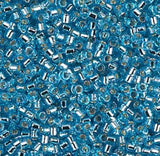 DB1209 11/0 Silver Lined Ocean Blue Miyuki Delica