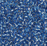 DB1210 11/0 Silver Lined Azure Miyuki Delica