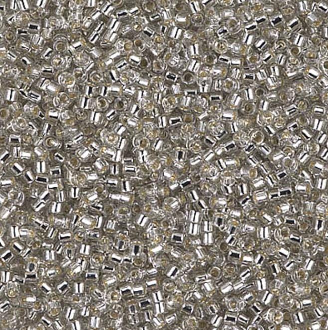 Silver Lined Gray Mist Miyuki Delica 11/0 DB1211