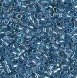 DB1762 11/0 Sparkling Sky Blue Crystal AB Miyuki Delica