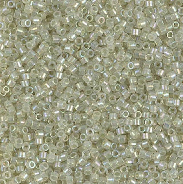 Sparkling Celery Lined Opal AB AB Miyuki Delica 11/0 DB1765