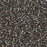 Sparkling Beige Lined Gray AB Miyuki Delica 11/0 DB1773