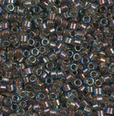 DB1775 11/0 Topaz Lined Aqua AB Miyuki Delica