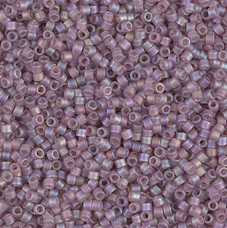 Matte Transparent Smoky Amethyst AB Miyuki Delica 11/0 DB0857