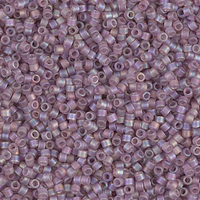 Matte Transparent Smoky Amethyst AB Miyuki Delica 11/0 DB0857