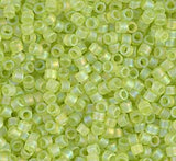 DB0859 11/0 Matte Transparent Dark Emerald AB Miyuki Delica