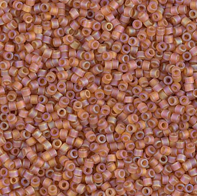 Matte Transparent Topaz AB Miyuki Delica 11/0 DB0866