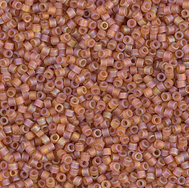 Matte Transparent Topaz AB Miyuki Delica 11/0 DB0866
