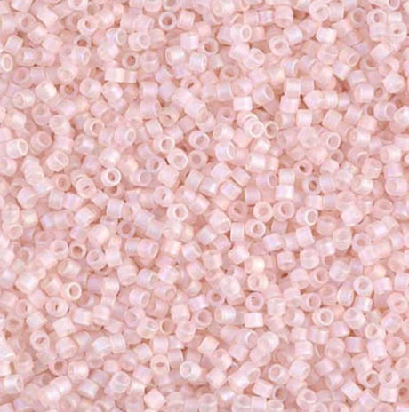 Matte Transparent Pink Mist AB Miyuki Delica 11/0 DB0868