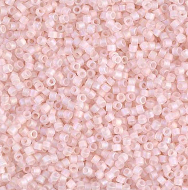 Matte Transparent Pink Mist AB Miyuki Delica 11/0 DB0868